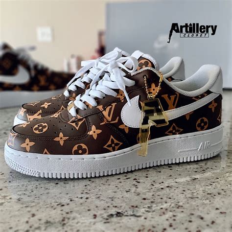 custom louis vuitton air forces|Louis Vuitton af1 custom.